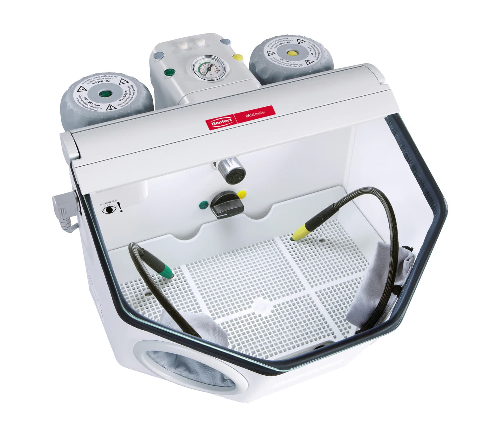Renfert Basic Master Sandblaster, 25-70µm/70-250µm, Dual Tank, 100-120V - Basic Master 25-70µm/ 70-250µm 100-120V - Image 1