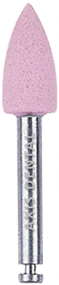 NTI Goldstar Polisher, Pink, RA, Flame Shape, Superfine Grit, 10/Pkg, P18232 - NTI Goldstar Polishers for Polishing Gold and Other Precious and Semi-Precious - Image 1