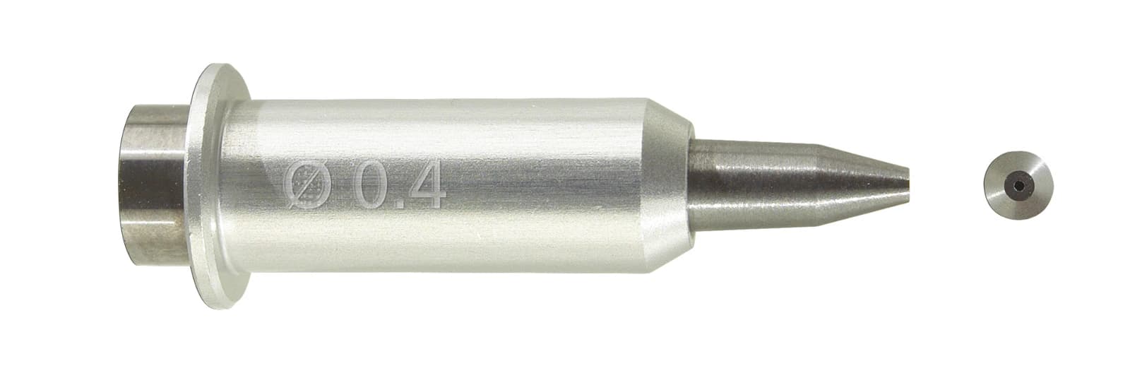 Renfert Basic Eco Sandblasting Unit Nozzle, 0.4mm, Silver, 1 Each - SANDBLASTING IT NOZZLE .4mm F/ BASIC ECO UNIT - Image 1
