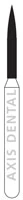 NTI Diamond Bur, Coarse Grit, Flame Shape, Friction Grip Short Shank, #C862-010M, 1.0 mm Diameter, 8.0 mm Length, 5/Pack - NTI® FG Diamonds - Coarse - #862-010 (8.0) SS - Image 1