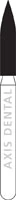 NTI FG Diamond Bur, Super Coarse, Flame Shape, #862-016, 1.6 mm Diameter, 8.0 mm Length, Friction Grip, 5/Pack - NTI® FG Diamonds - Super Coarse - #862-016 (8.0) - Image 1