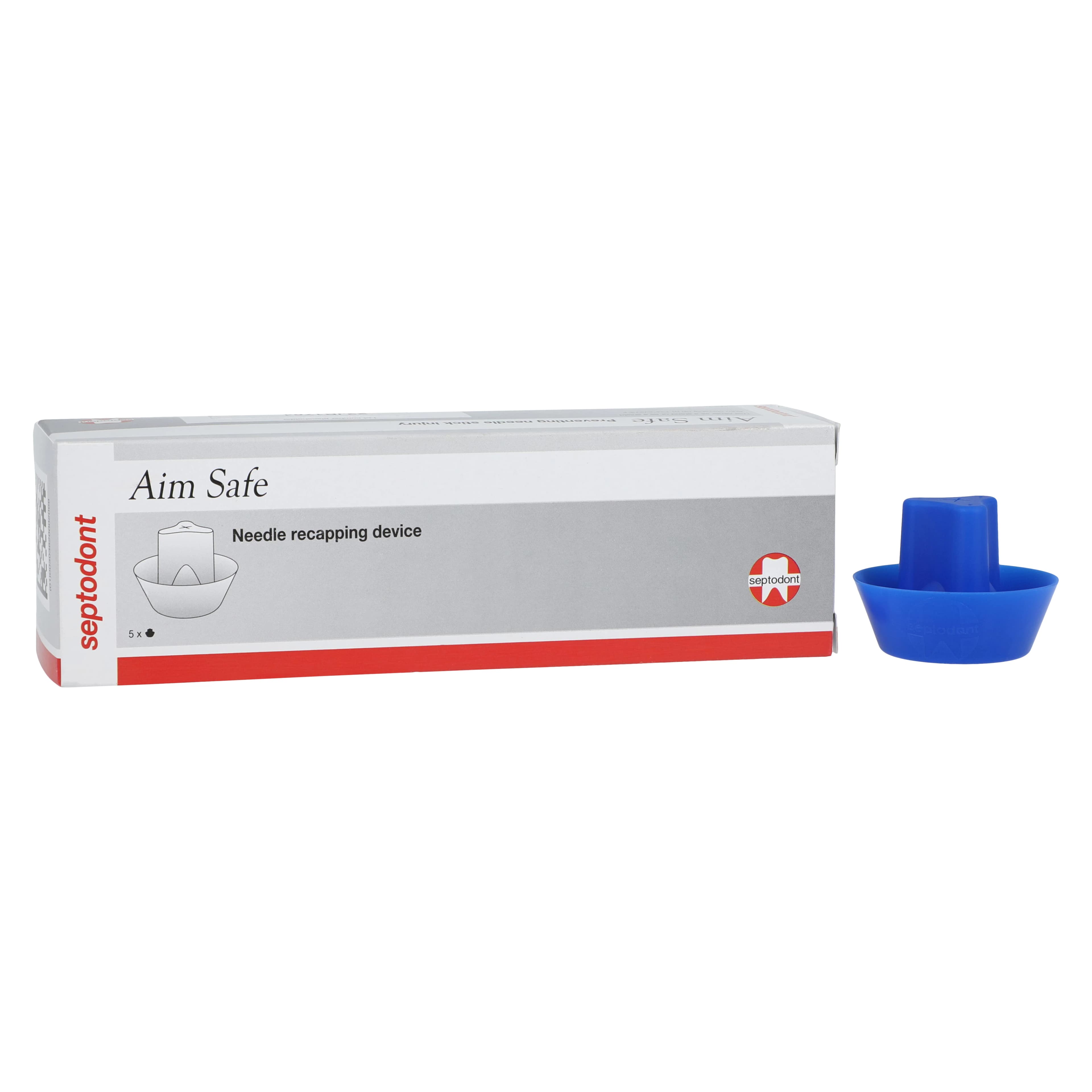 Septodont Aim Safe Needle Recapping Device, Autoclavable, 5/Box, 01N0015 - Aim Safe Needle Recappers Autoclavable 5/Box 01N0015 - Image 1