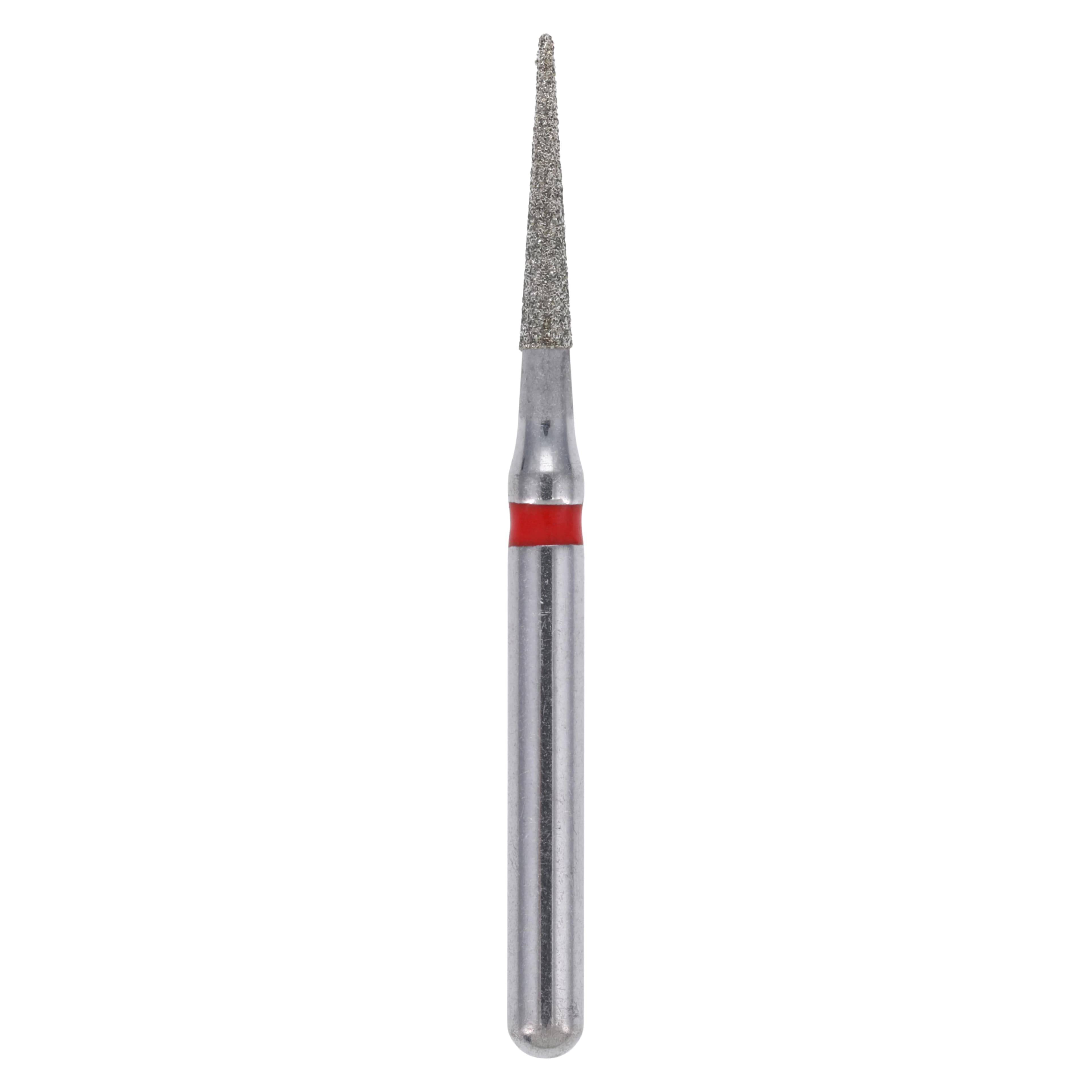 Kerr SimpliCut Single-Use Sterile Diamond Bur, Needle Shape, Coarse Grit, Friction Grip, 25/Pkg, F134-014-D - #134-014 Coarse SimpliCut Diamond Bur Needle Pack of 25 - Image 1