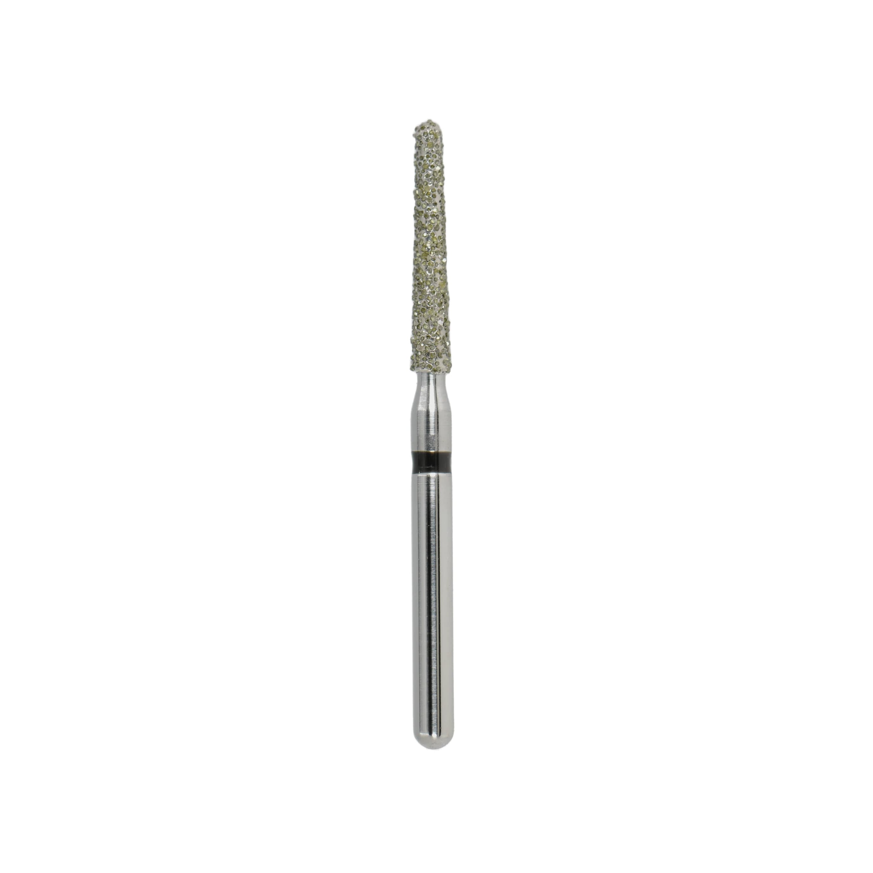 Kerr SimpliCut Single-Use Diamond Bur, Super Coarse, Round End Taper, Friction Grip, 25/Pkg, SC850-014-D - #850-014 Super Coarse SimpliCut Diamond Bur Round End Taper Pack of 25 - Image 1