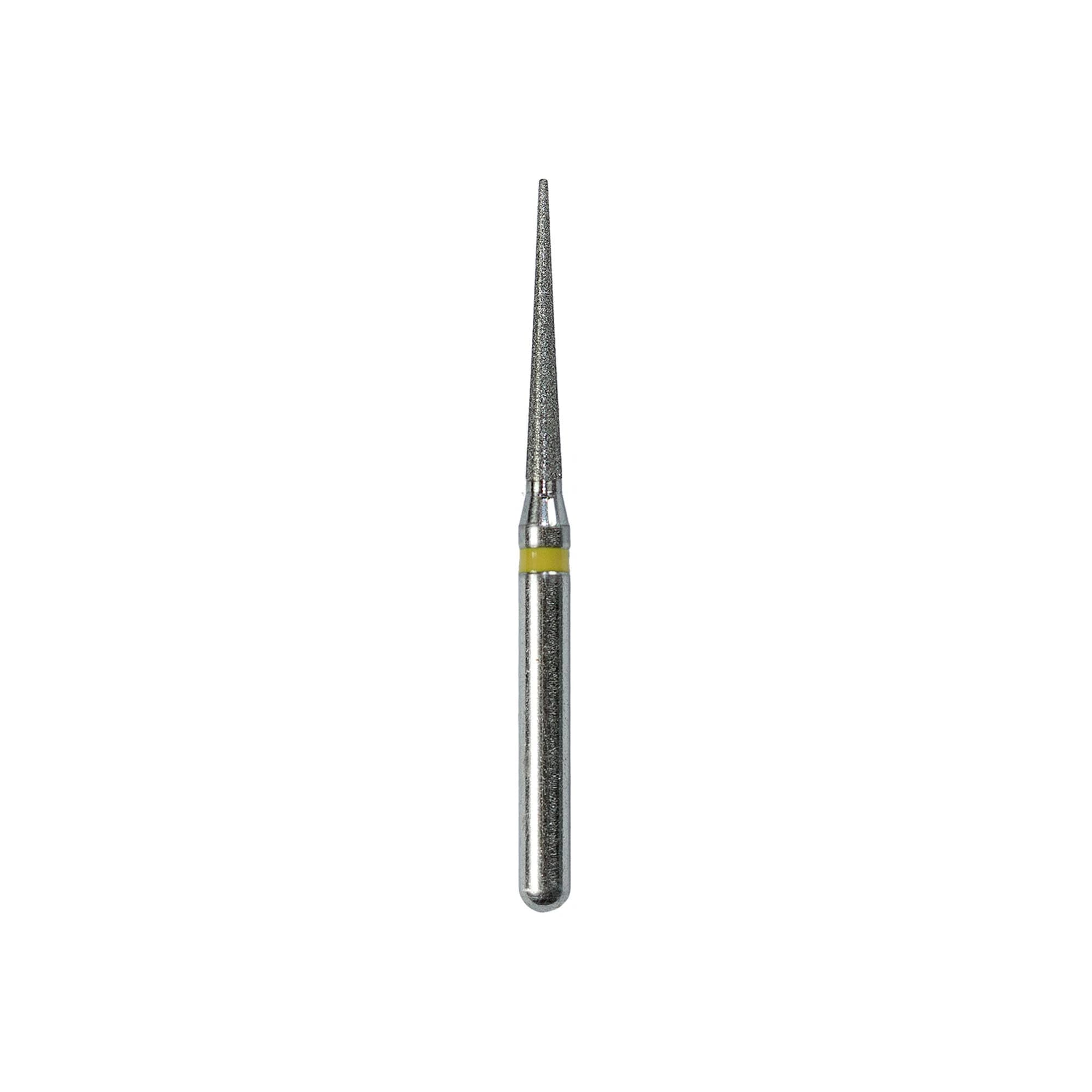 Kerr SimpliCut Single-Use Sterile Diamond Bur, Super Fine Grit, Needle Shape, Friction Grip, #SF859-014-D, 25/Pack - #SF859-014 Super Fine SimpliCut Diamond Bur Needle Super Pack of 25 - Image 1