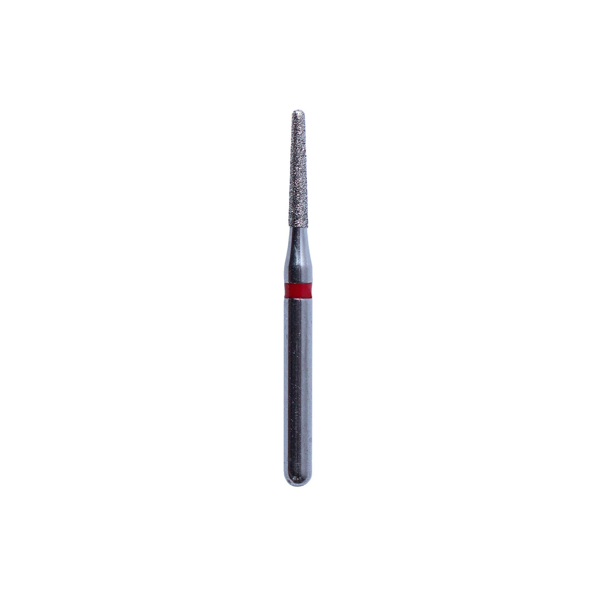 Kerr SimpliCut Single-Use Sterile Diamond Bur, Round End Taper, Fine Grit, Friction Grip, 25/Pkg, F855-014-D - #855-014 Fine SimpliCut Diamond Bur Round End Taper Pack of 25 - Image 1