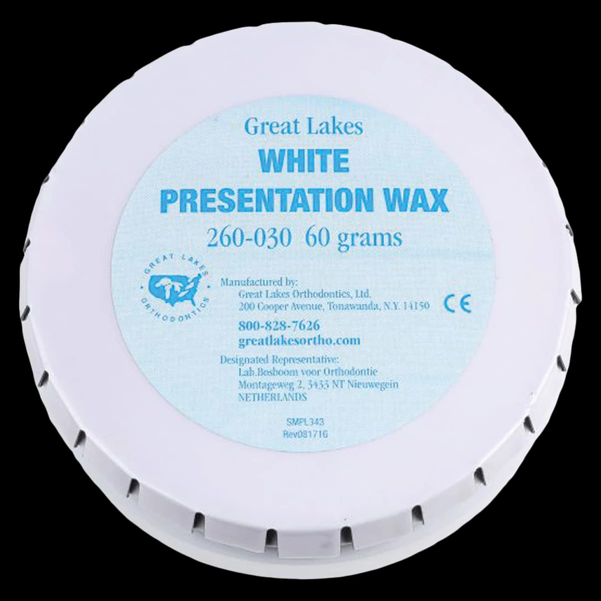 Great Lakes White Presentation Wax, 60 g - Great Lakes White Presentation Wax 60 g - Image 1