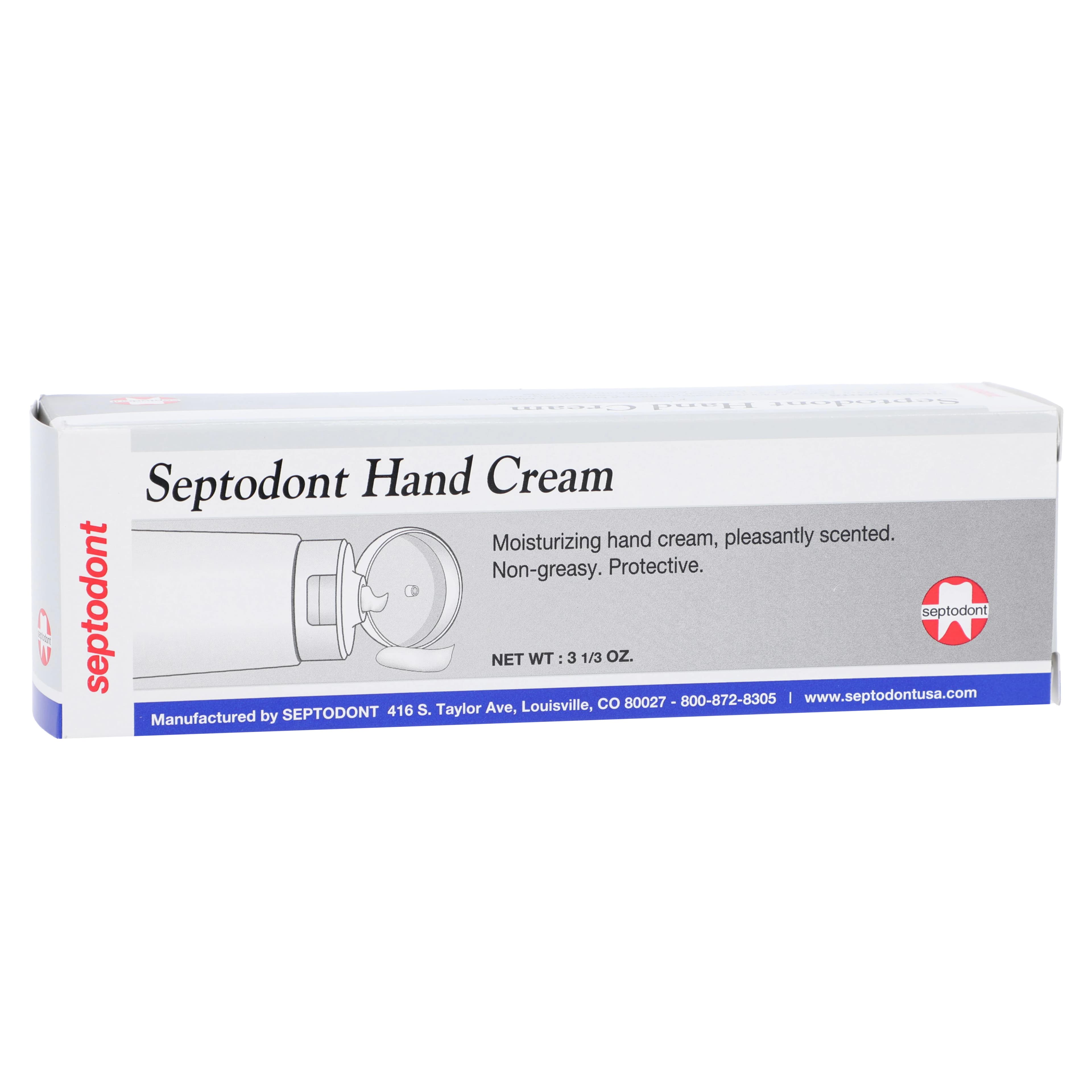 Septodont Hand Cream, 3.3 oz Tube, Light Scent, 01-I0300 - Septodont Hand Cream Tubes 3 1/3 oz Tube - Image 1