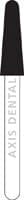 NTI Diamond Bur FG Medium Round End Taper #856-021, 5/Pkg, M856-021 - NTI® FG Diamonds - Medium - #856-021 (8.0) - Image 1