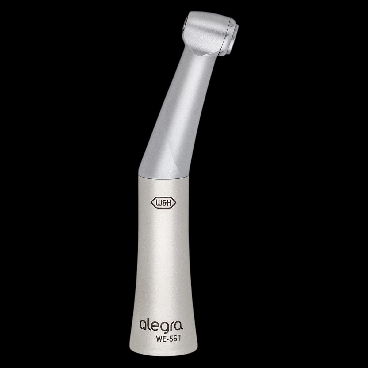 W&H WE-56 T Alegra Contra-Angle Handpiece, 1:1 Ratio, Low Speed, Push-Button Autochuck, Air-Driven - WE-56 T Alegra Contra-Angle Handpiece 1:1 - Image 1