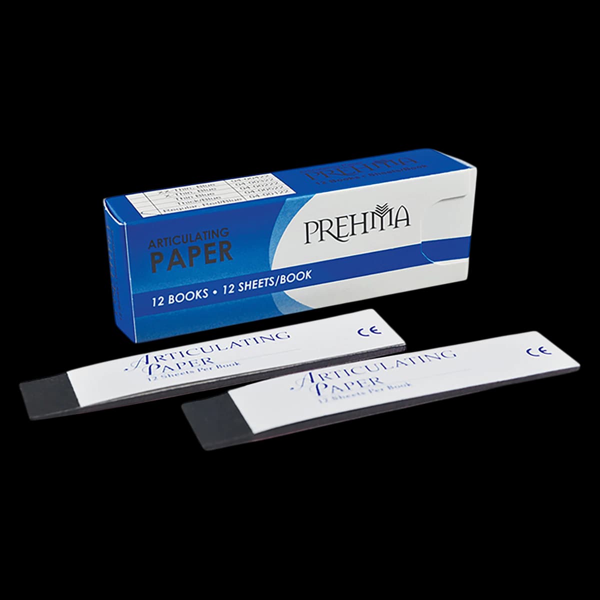 Prehma Articulating Paper, Thin, 101.60 Microns, Blue, 144 Sheets (12 Books x 12), 04-00222 - Prehma Articulating Paper, Thin, 101.60 microns, Blue, 144/Pk, 04-00222 - Image 1
