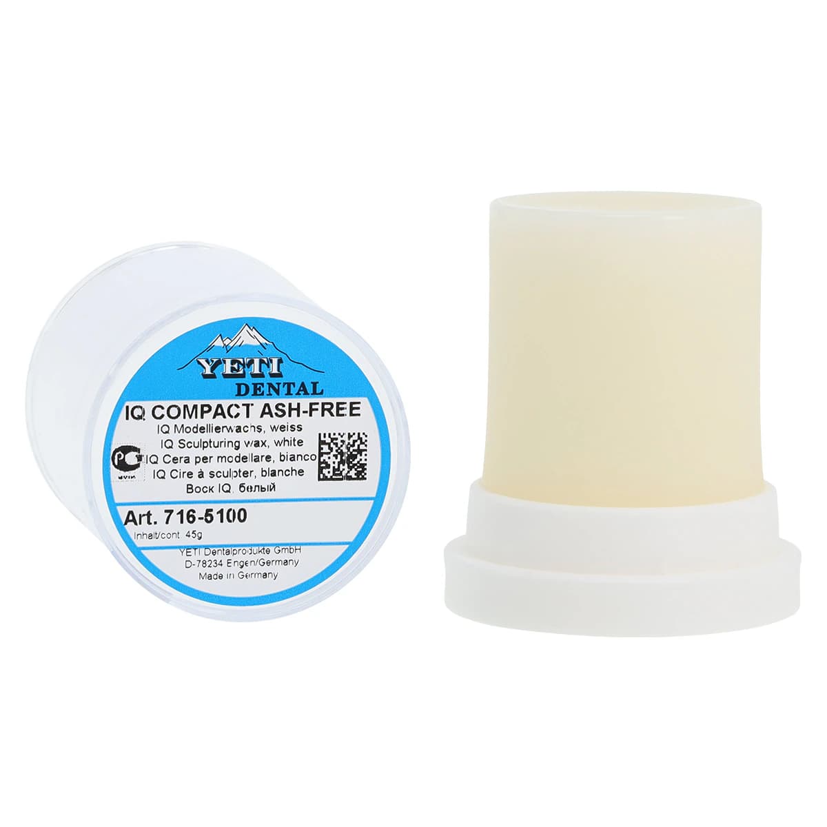 Yeti IQ Compact Ash Free Wax, 45g/Each - Yeti IQ Compact Ash Free Wax - Image 1