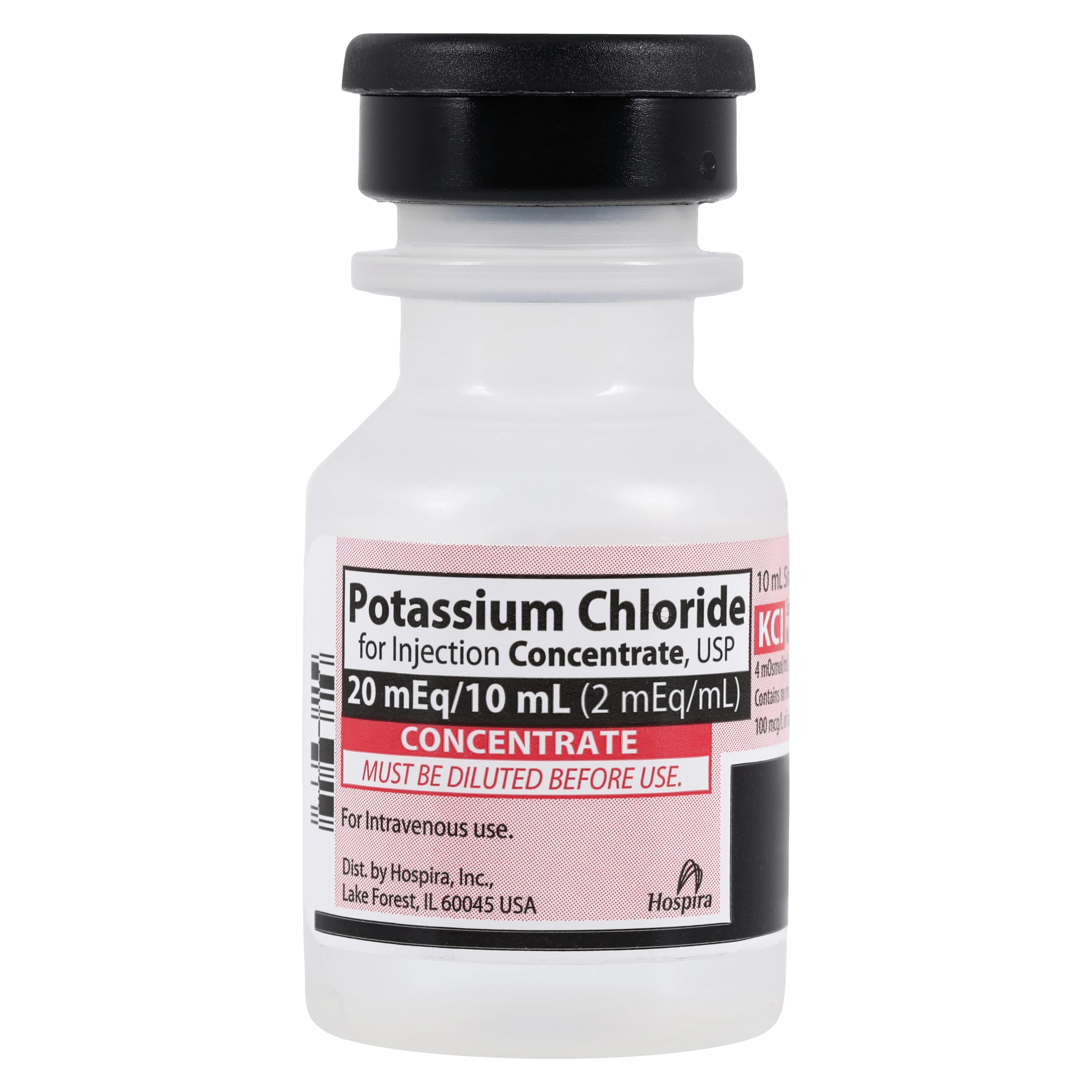 Potassium Chloride Injection 2mEq/mL SDV 10mL Each, Pfizer - Potassium Chl SDV N-R - Image 1