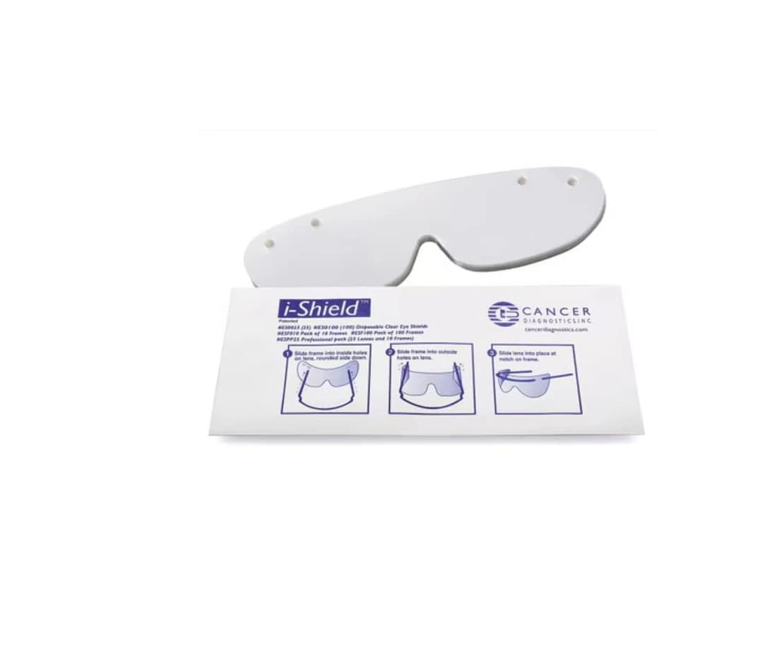 Replacement Eyeshield Lens, Clear, Disposable, 25/Package - Replacement Eyeshield Disp Clr - Image 1