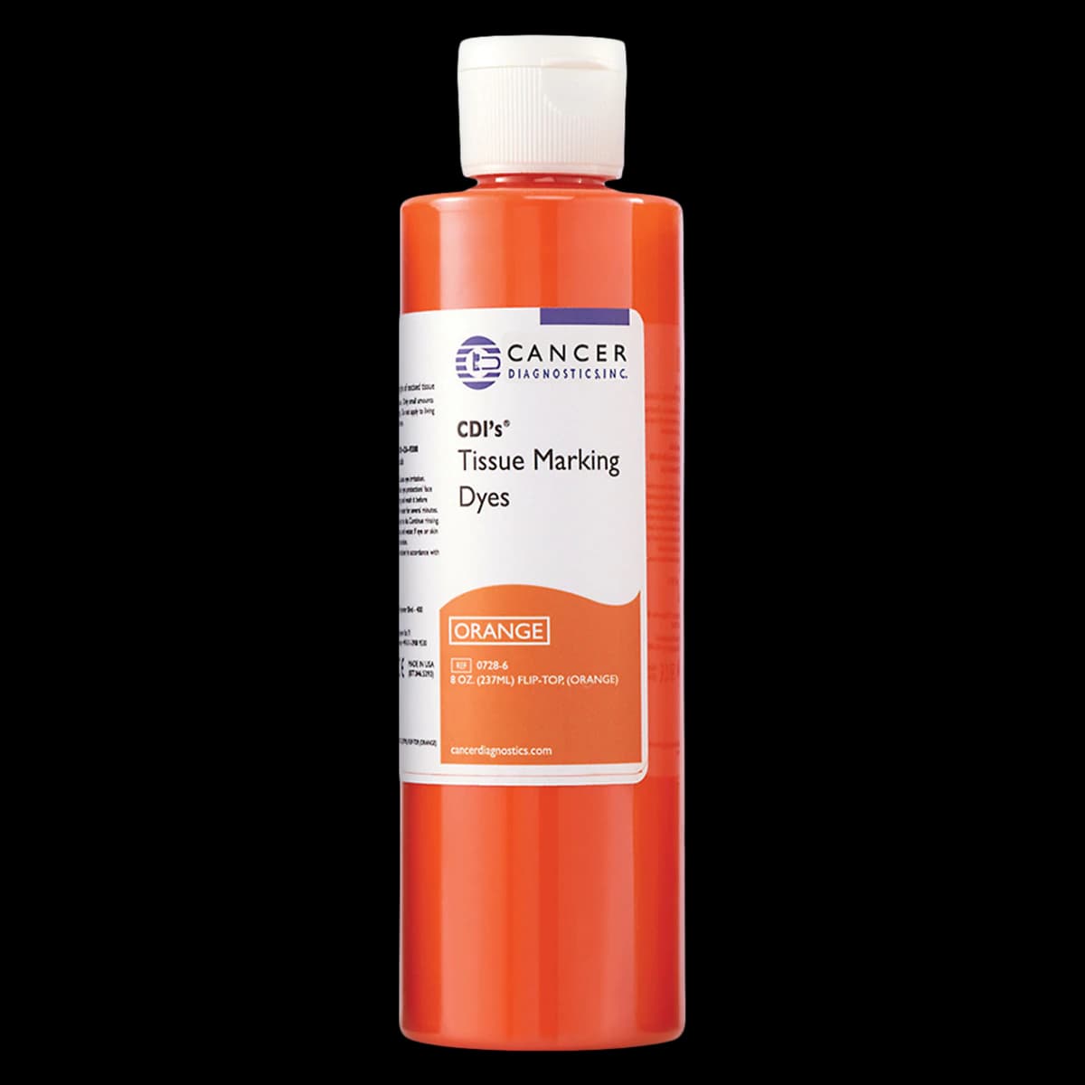 Cancer Diagnostics Tissue Marking Dye, Orange, 8 oz Bottle - Dye Tissue Marking 8Oz Bottle - Image 1