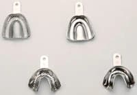 Keystone Stainless Steel Impression Tray, Edentulous, Perforated Upper #4 - Stainless Steel Impression Tray Edentulous Perforated Upper #4 - Image 1