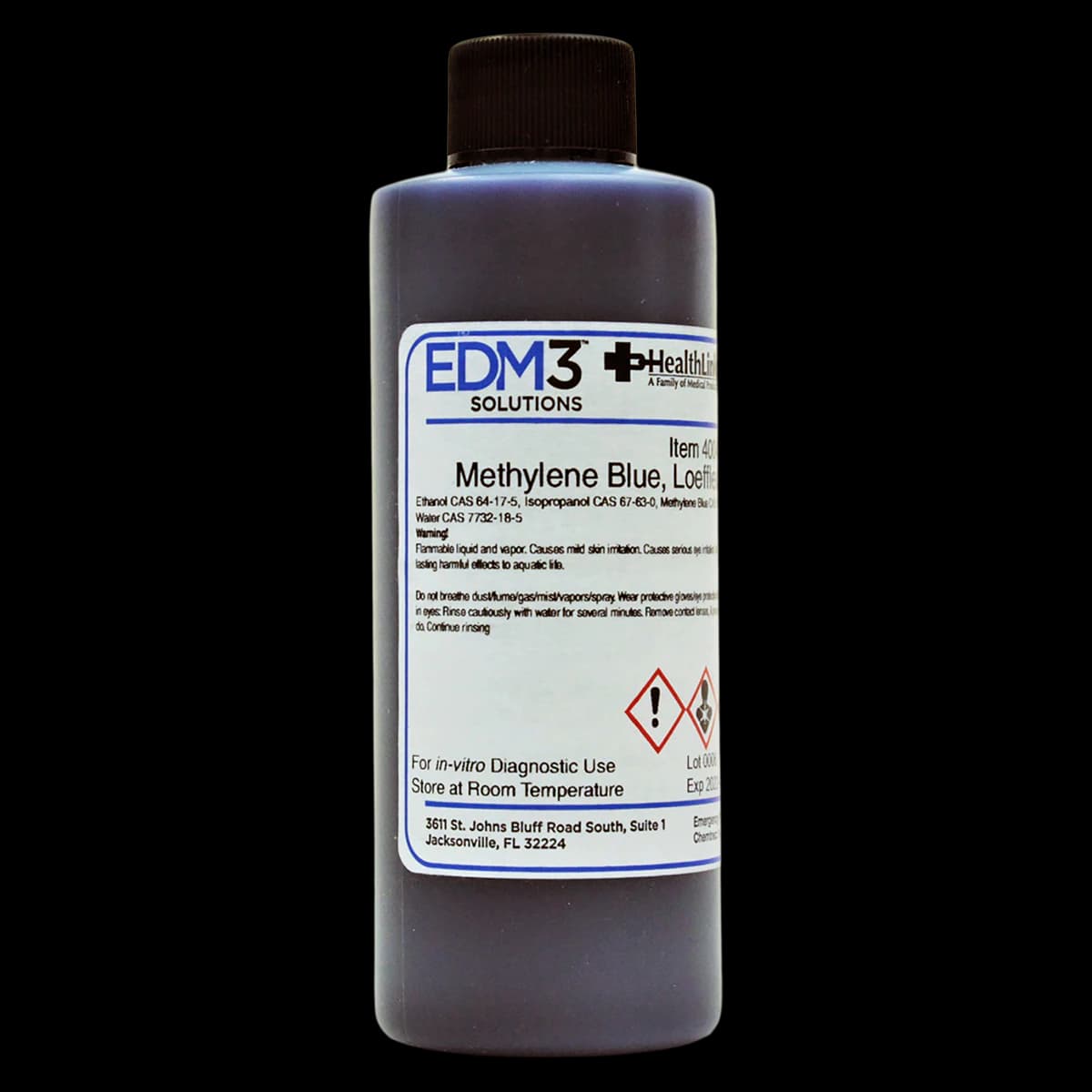 Methylene Blue Loeffler Stain, 4 oz Bottle - Methylene Blue Loeffler - Image 1