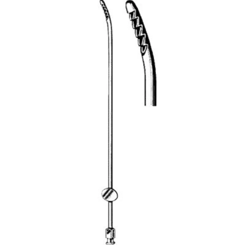 Sklar Novak Endometrial Curette, 4mm, 9-1/2", Stainless Steel, Non-Sterile, Reusable, Each - Curette Novak Endometrial Cvd - Image 1
