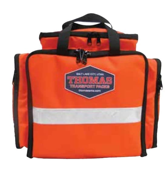 Thomas Transport Packs Emergency Responder Pack, Orange, 12x14x5" Zipper Closure with Two Handles - Emergency Responder Pack - Image 1