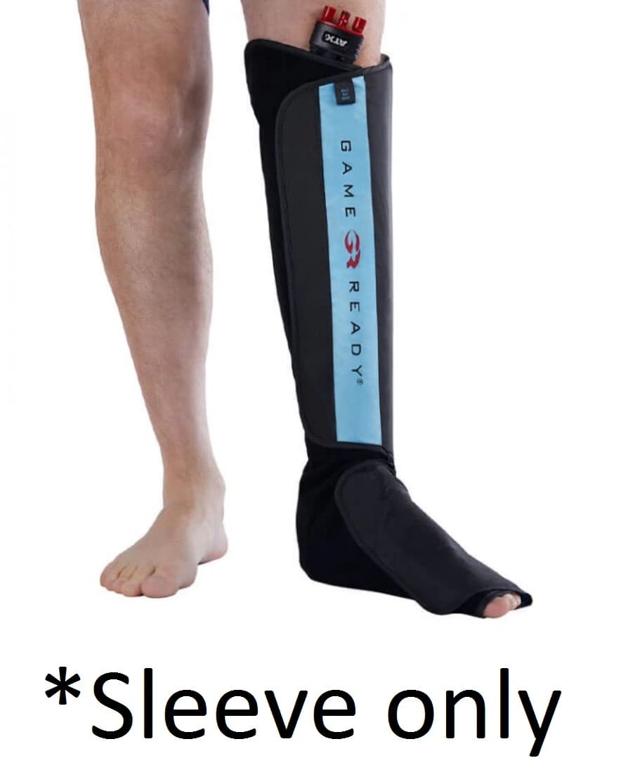 Game Ready ATX Compression Sleeve, Large Foot/Half Leg, for GRPro 2.1 & Med4 Elite - Half Leg Boot Sleeve - Image 1