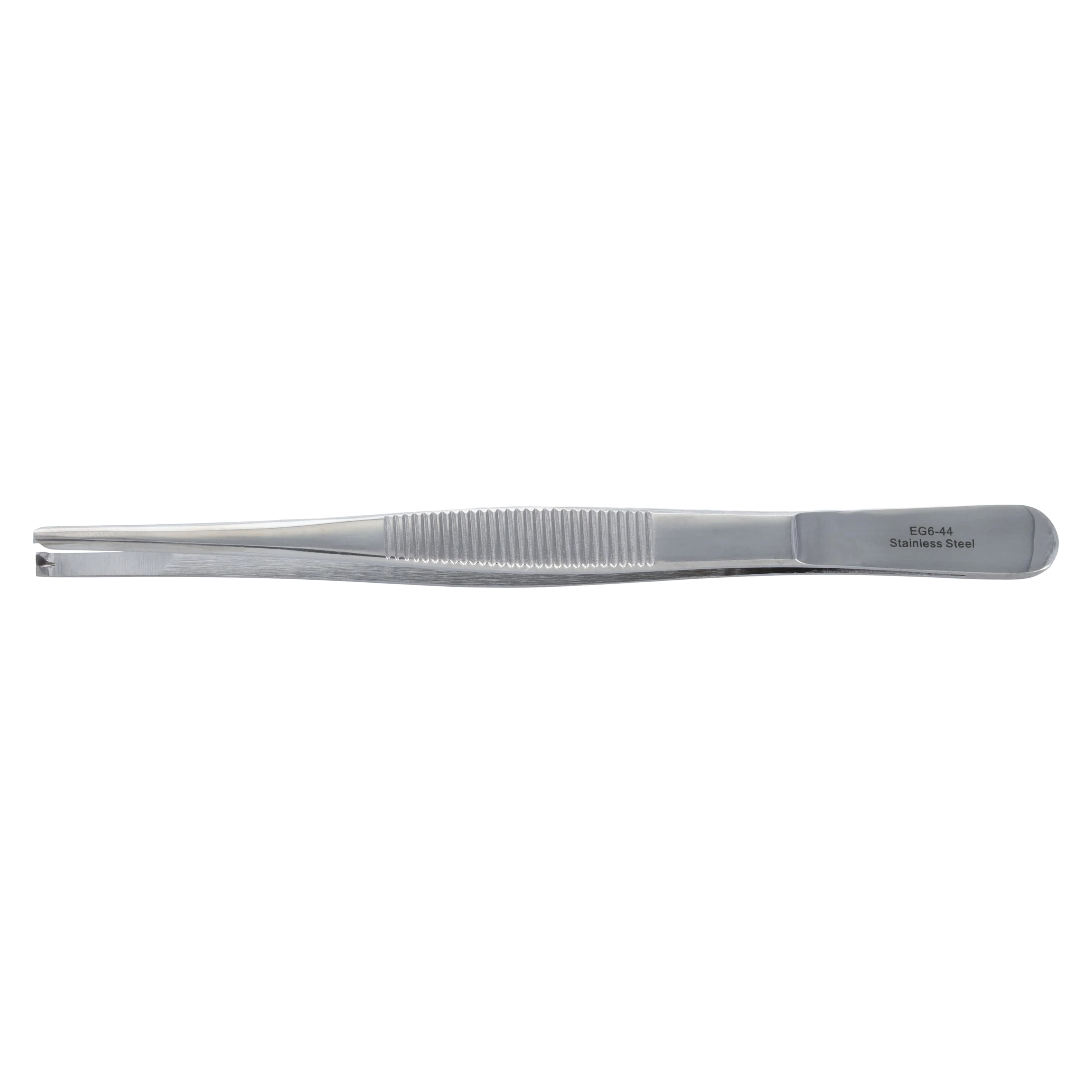 Miltex-Integra Tissue Forceps, 1x2 Teeth, 5-1/2" Stainless Steel, 12/Package - Forcep Tissue 1 X 2 teeth - Image 1