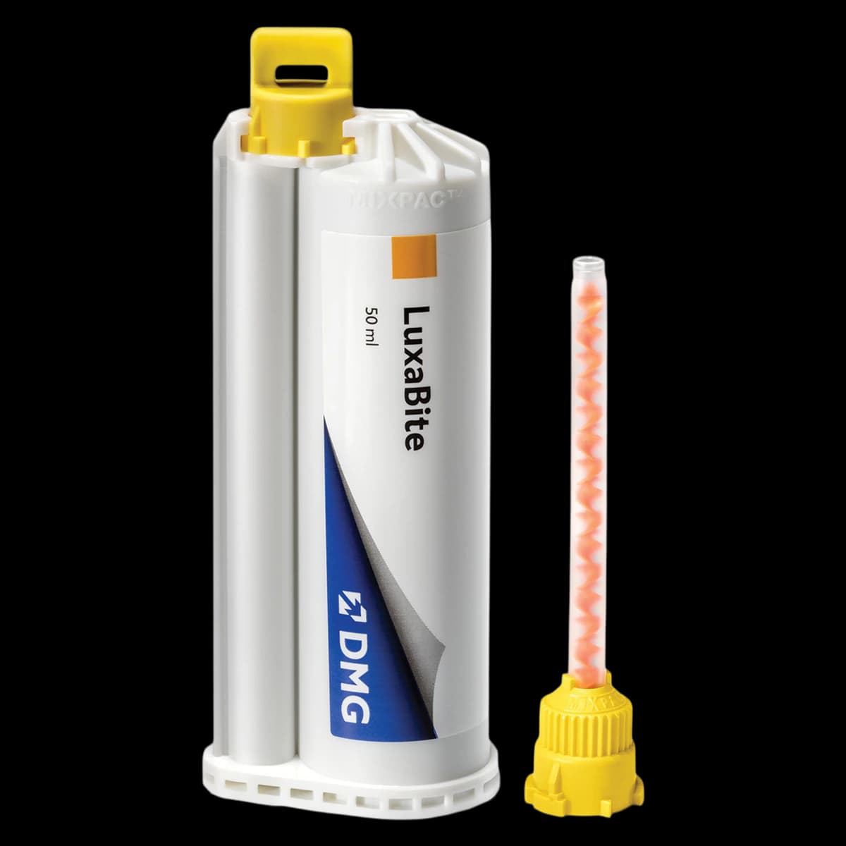 LuxaBite Rigid Bisacryl Bite Registration Material Refill Kit, Blue, 50 ml Cartridge with 15 Automix Tips, 1 Kit, 110560 - LuxaBite Refill Kit - Image 1