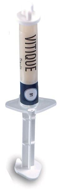 Vitique Try-In Paste Refill, Shade B1, 3.9 g Syringe with 10 Veneer Tips, 213051 - Vitique Try-In B1 Refill 3.9gm Syringe - Image 1