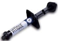 Vitique Composite Luting Cement, Base Refill, Shade A4, 6 g Syringe with 10 Veneer Tips, 213040 - Vitique Cement A4 Refill 6g Syringe - Image 1