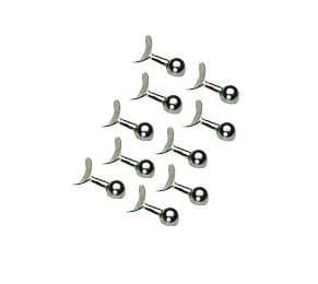 Zekrya Gingival Protector Large Arcs Refill, 10/Pkg, Stainless Steel, #61098 - Zekrya Gingival Protector Large Arcs Bag of 10 - Image 1