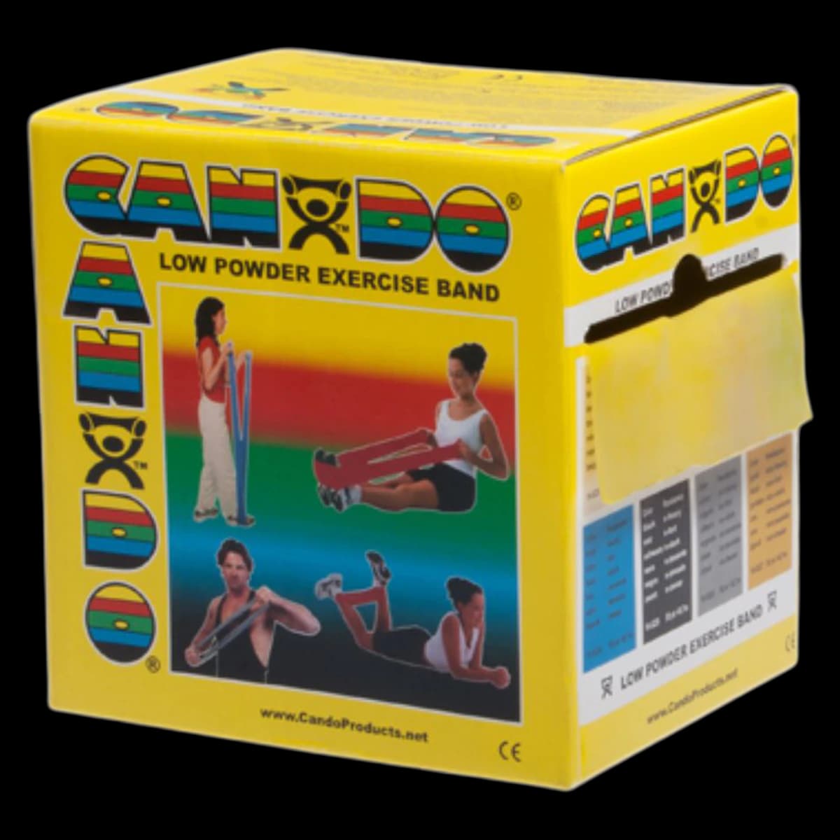 CanDo Exercise Band, Yellow (X-Light), 50 yd Roll - Exercise Band Can-do Ylw - Image 1
