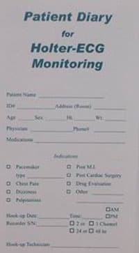 Nikomed Patient Diary TriFold, 3-1/2" x 5-1/2", 100/Package - Diary Patient TriFold - Image 1