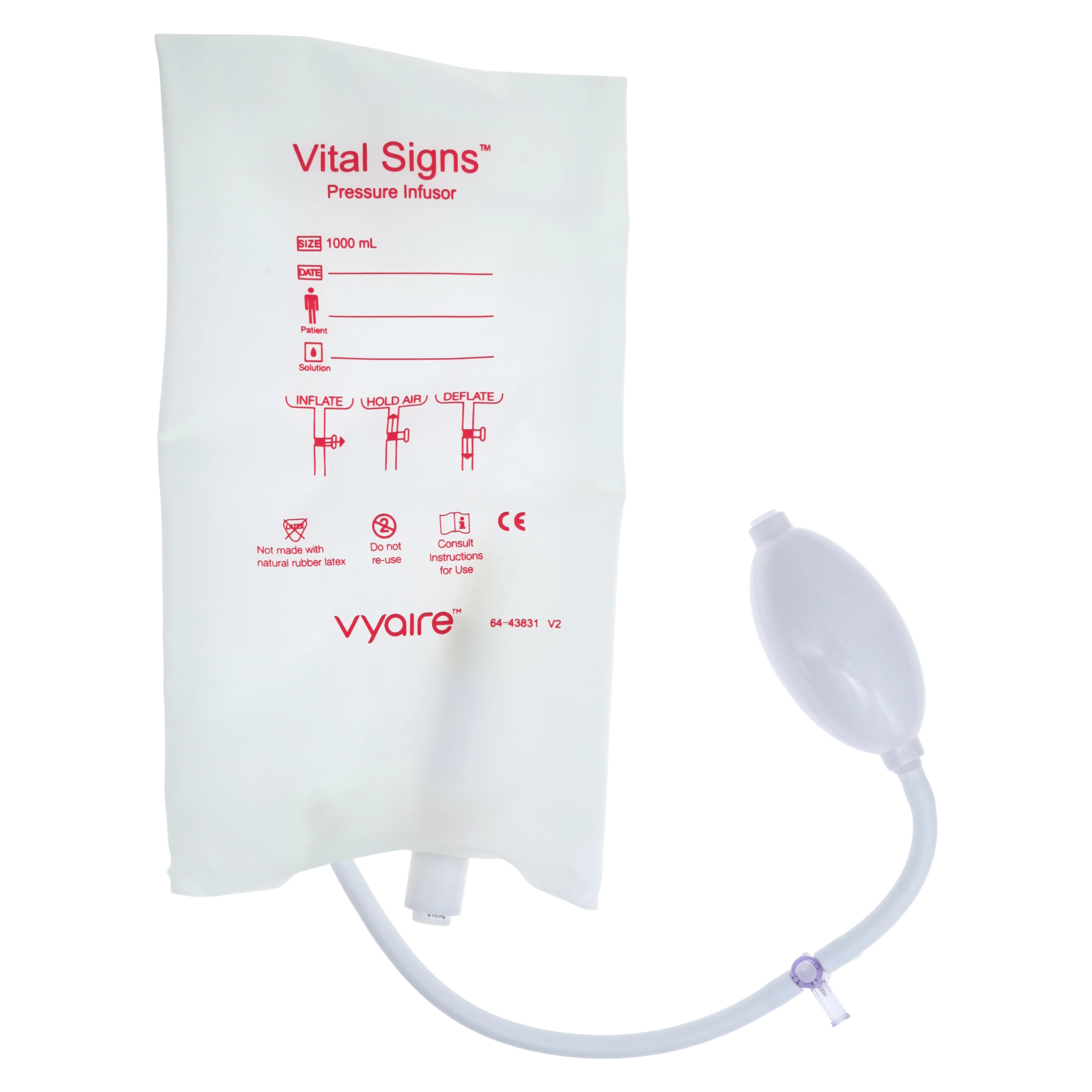 SunMed Pressure Infuser Bag, 1000mL, Nylon Netting, Latex-Free, Disposable, 12/Case - INFUSABLE BAG SYSTEM - Image 1