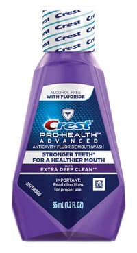 Crest Pro-Health Advanced Mouthwash with Extra Deep Clean Rinse, Clean Mint, 36 mL, 48/Box, 80290869 - Crest Pro-Health Advanced Mouthwash with Extra Deep Clean Rinse, clean mint - Image 1
