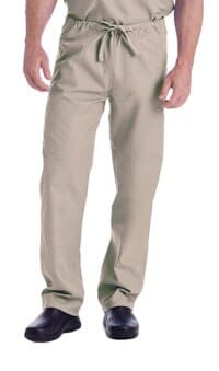Landau Uniforms Scrub Pant Reversible Unisex, Sand, 65% Polyester/35% Cotton, X-Small, 7602 - Scrub Pant Reversible Unisex - Image 1