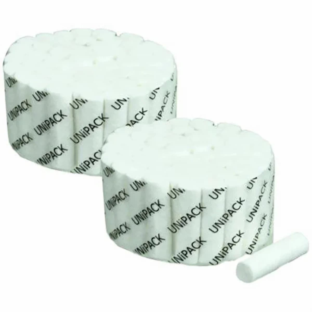 UniPACK Cotton Rolls, Medium #2, 1-1/2" x 3/8", Non-Sterile, 2000/Box - UniPACK Cotton Rolls, 1-1/2" x 3/8", Non-Sterile, 2000/Box - Image 1