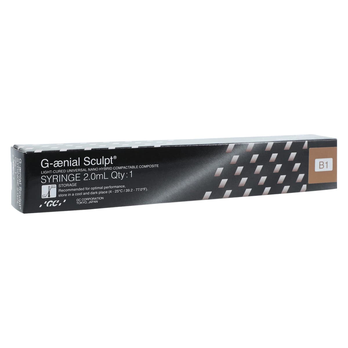 G-aenial Sculpt Universal Nano-Hybrid Composite, Shade B1, Syringe Refill, 2 mL, 1/Pk, 009157 - G-aenial Sculpt B1, Syringe Refill , 2 ml 1/Pk. Light-Cured, Universal Nano - Image 1