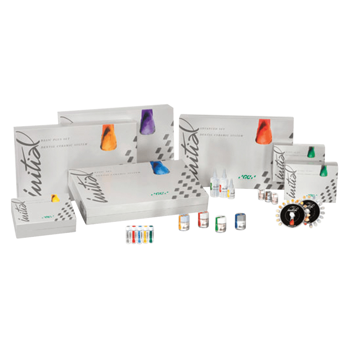 GC Initial MC Basic Set - Metal-Ceramic Ceramic Restoration System - GC America - Initial MC - Basic Set - Image 1
