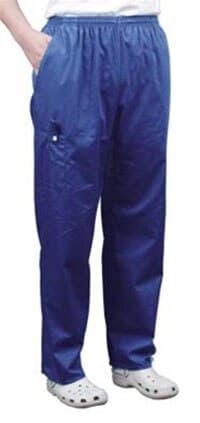 Fashion Seal Scrub Pants, Unisex, Blueberry, Medium, 65% Polyester/35% Cotton, 4 Pockets, 7434 - Pants Scrub Unisex Blueberry - Image 1