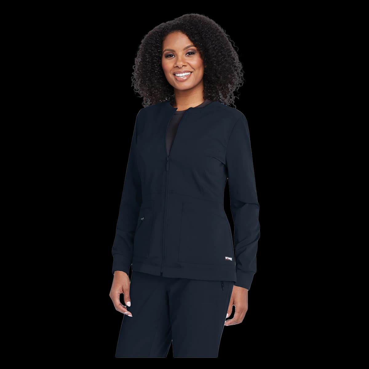 Grey's Anatomy Millie Jacket Warm-Up Zip Front, Adult, Gray, X-Large, Each - Millie Jacket Warm-Up Zip Frnt - Image 1