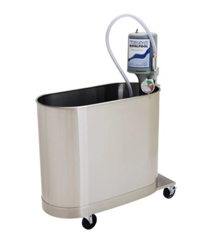 Whitehall Mfg Co Mobile Extremity Whirlpool, 45 Gallon, Stainless Steel - Mobile Extremity Whirlpoo - Image 1