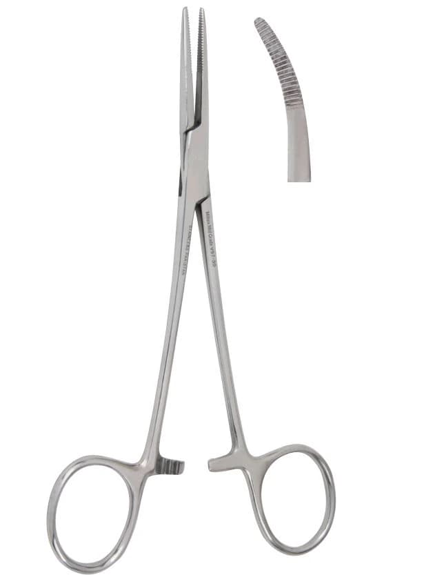 Vantage Providence Hospital Forceps, Curved, 5-1/2", Stainless Steel, Autoclavable, Each - Forcep Providence Hospita - Image 1