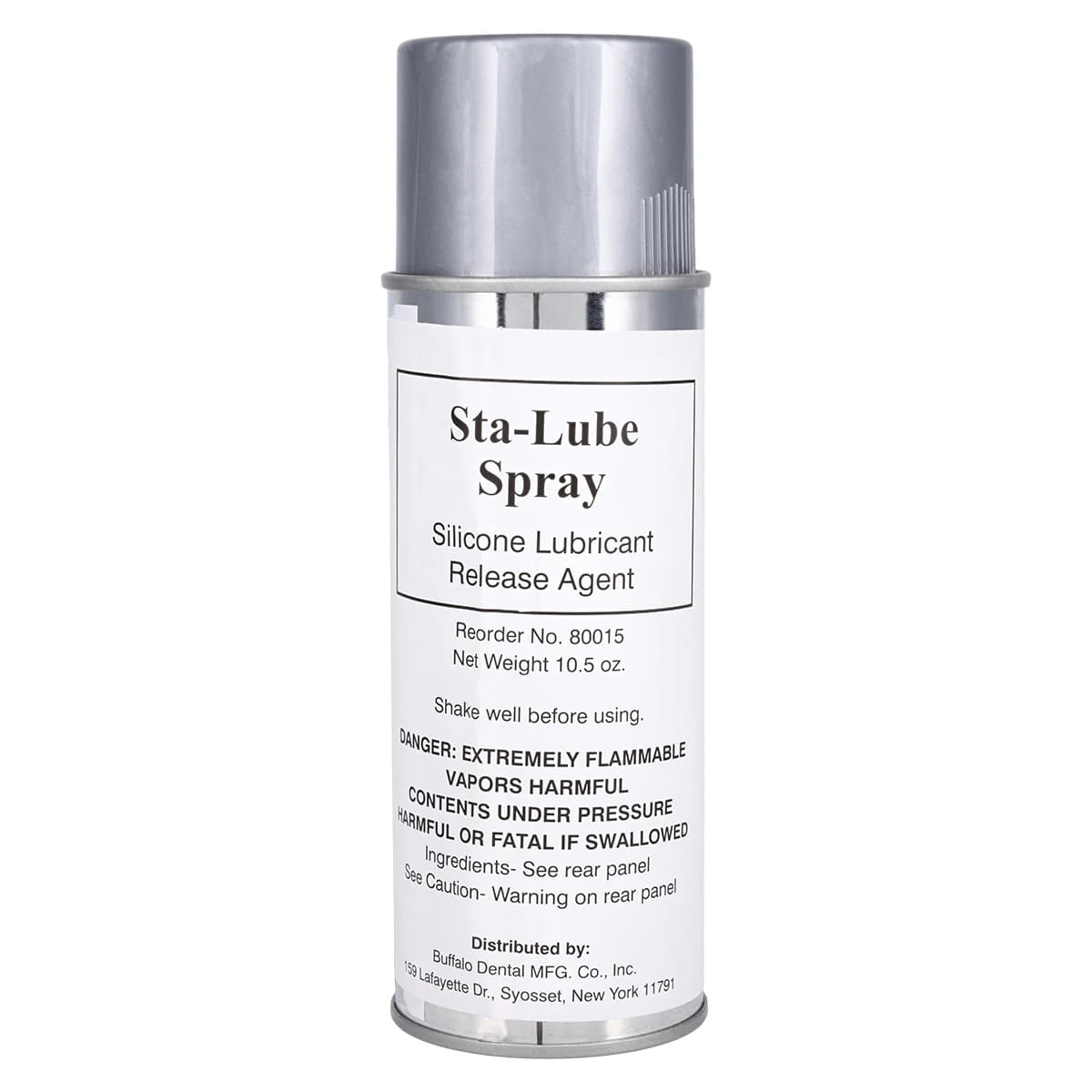 Sta-Lube Silicone Spray, 10.5 oz Aerosol Can, Buffalo Dental 80015 - Sta-Lube Silicone Spray 10.5oz - Image 1