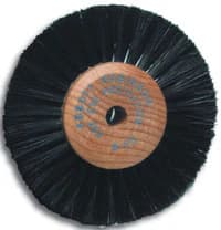 Abbott-Robinson Wood Hub Brush Wheel, No. B20, 2-1/2" (64 mm) Diameter, Pack of 12 - Abbott-Robinson Wood Hub Brush Wheels - Image 1