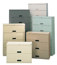 Datum Filing Systems Stak-N-Lok2 3-Tier File Cabinet, 36x15x40 Inches, 1/Pack - Stak-N-Lok2 File Cabinet 3Tier - Image 1