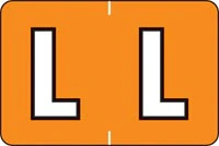 Sycom "L" End Tab Labels, 1"x1.5", 500/Roll - Sycom "L" End Tab Labels - Image 1