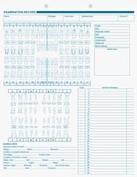 Form Anatom Dental Exam Record, 8.5 in x 11 in, Anatomic & Periodontic Diagrams, 250/Box - Form Anatom Dental Exam Record - Image 1