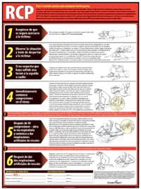 Comply Right Lifesaving CPR Poster, Spanish, Each - Poster CPR Spanish - Image 1