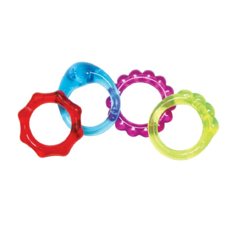 Ring Gems, Assorted Colors, Plastic, 72/Bag - Ring Gems - Image 1