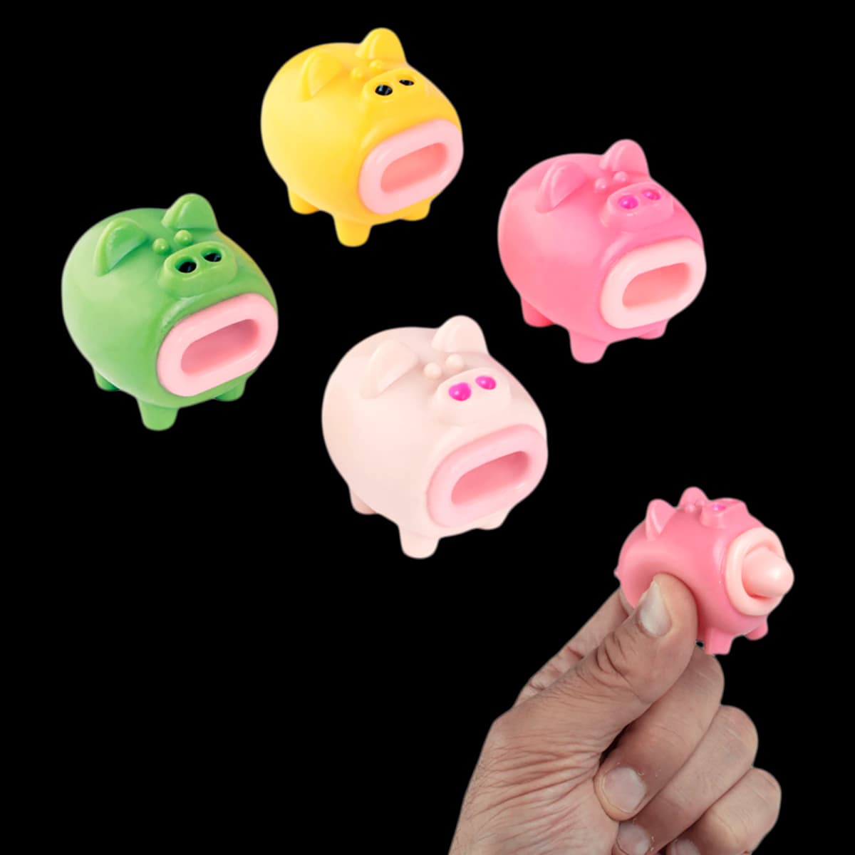 Sherman Specialty Squeeze Pigs Assortment, 24/Pkg, S71472 - Squeeze Pigs Assortment Pack of 24 - Image 1