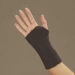 DeRoyal Compression Support Wrist Splint, Right, Adult, Neoprene, 8", Size Medium - Splint Wrist Right - Image 1